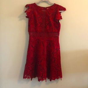 BB Dakota burgundy dress